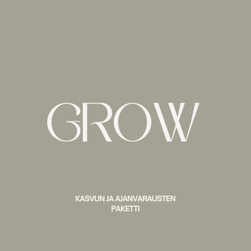 GROW – Kasvun ja ajanvarausten paketti